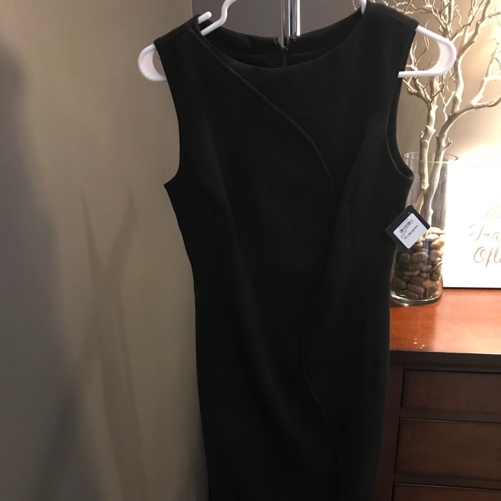 Nordstrom Halogen Black shift dress size 2. NWT